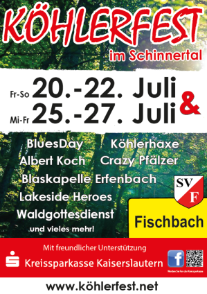 34. Fischbacher Köhlerfest 2018 im Schinnertal